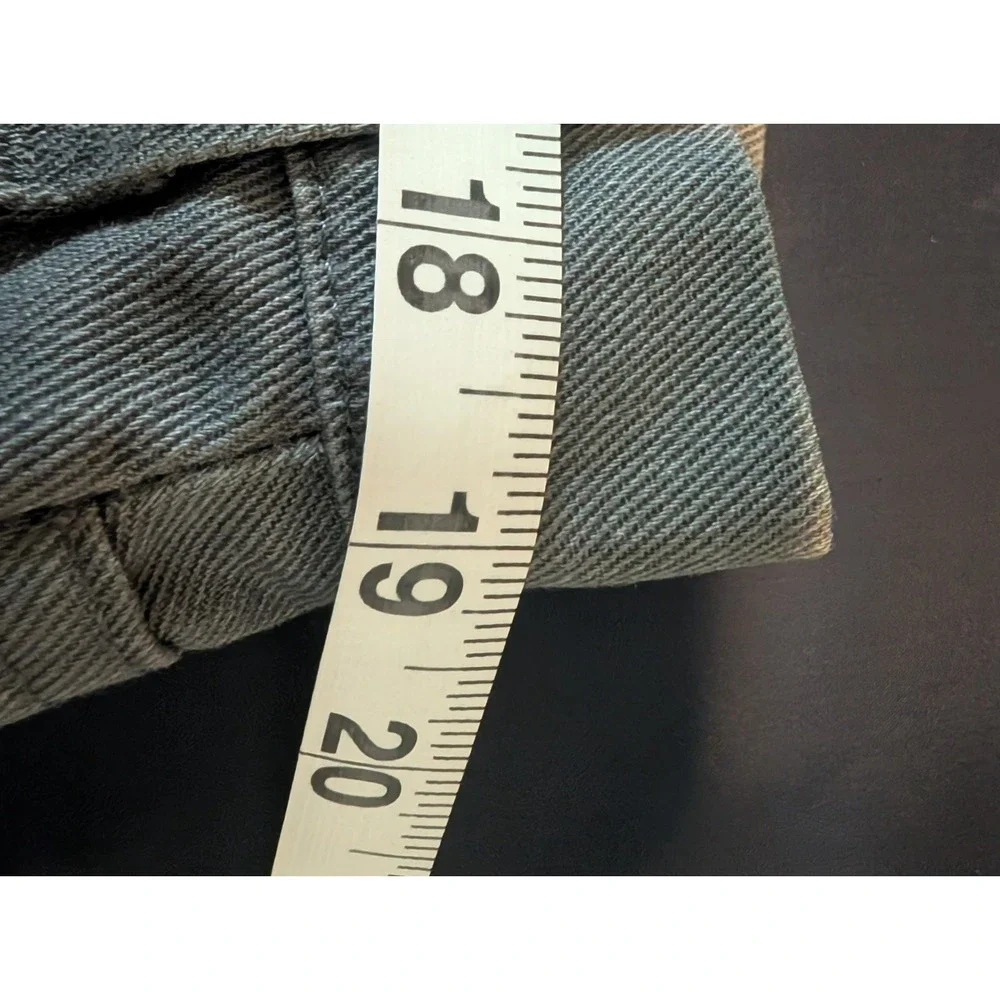 Levi Strauss & Co Mens Gray Denim Jeans Regular Fit Straight 504 Size 40x32